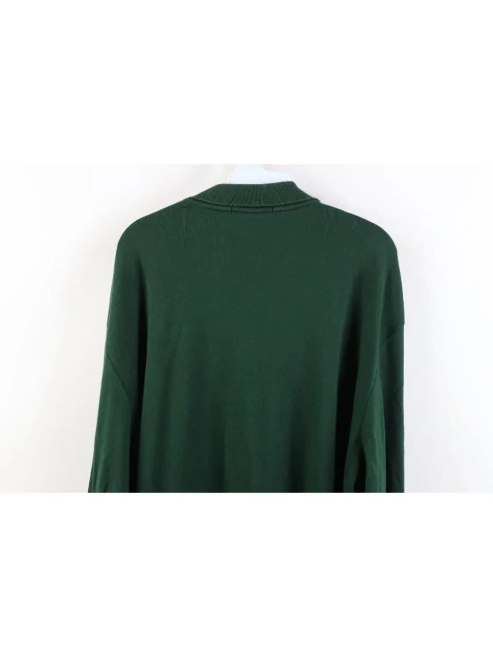 Vintage 90s Ralph Lauren Mens XL Soft Cotton Knit Long Sleeve Rugby Polo Green